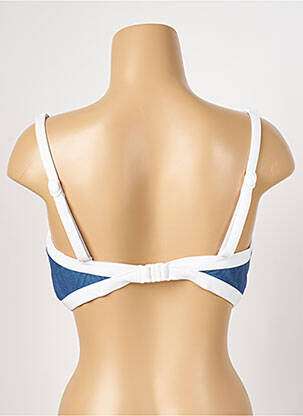 Haut de maillot de bain stretch haut soutien-gorge avec mousse de rembourrage amovible bleu SEAFOLLY femme
