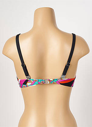 Haut de maillot de bain stretch haut soutien-gorge emboitant noir ANTIGEL femme