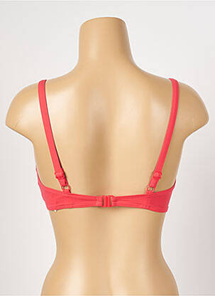 Haut de maillot de bain stretch haut soutien-gorge balconnet rouge EMPREINTE femme