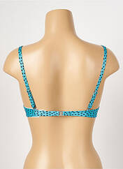 Haut de maillot de bain bleu ANTIGEL pour femme seconde vue