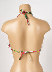 Haut de maillot de bain rouge ANTIGEL pour femme seconde vue