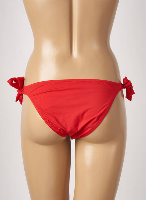 Bas de maillot de bain imprimé fantaisie bikini rouge ANTIGEL femme