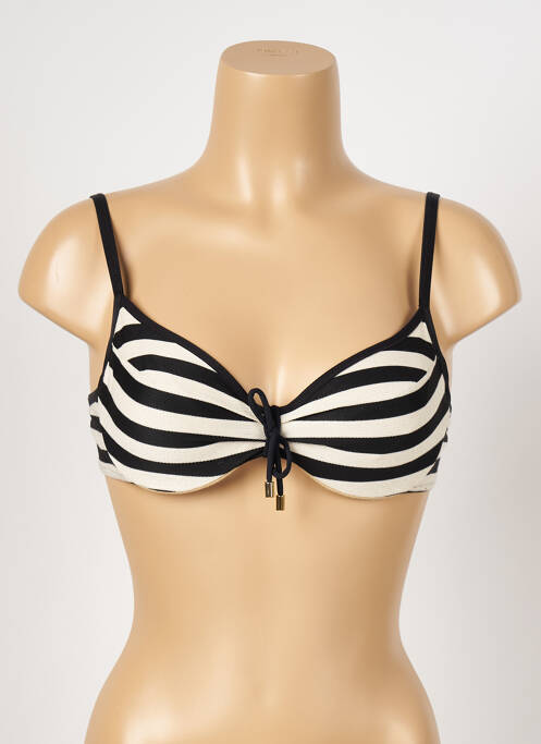 Haut de maillot de bain stretch haut soutien-gorge emboitant noir MARIE JO femme