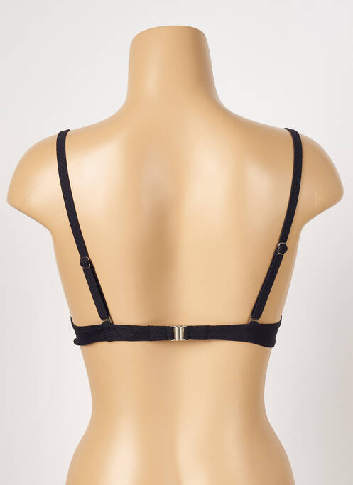 Haut de maillot de bain noir ANTIGEL pour femme