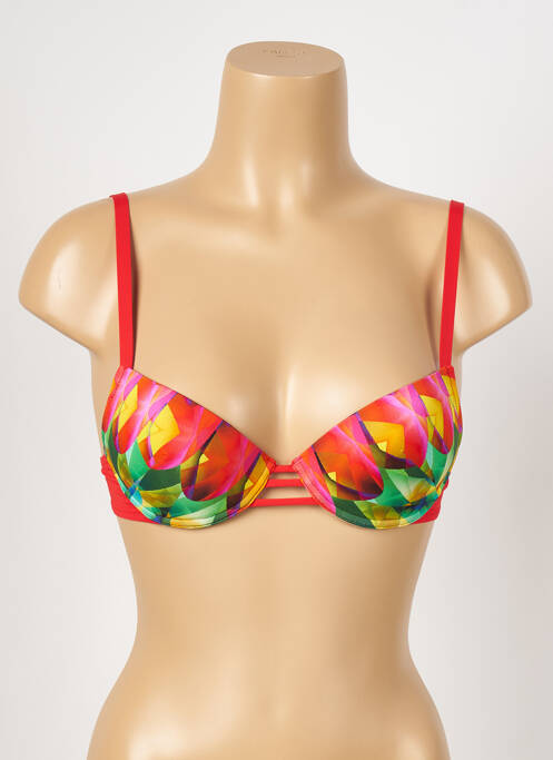 Haut de maillot de bain orange ANTIGEL pour femme