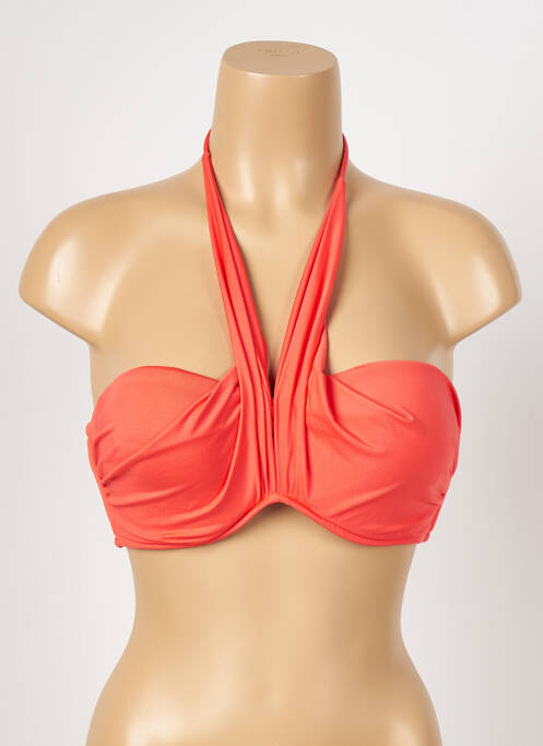 Haut de maillot de bain orange SEAFOLLY pour femme