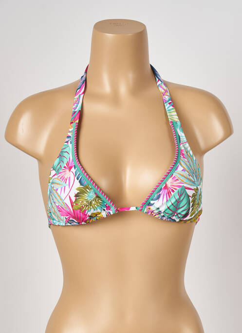 Haut de maillot de bain vert ANTIGEL pour femme