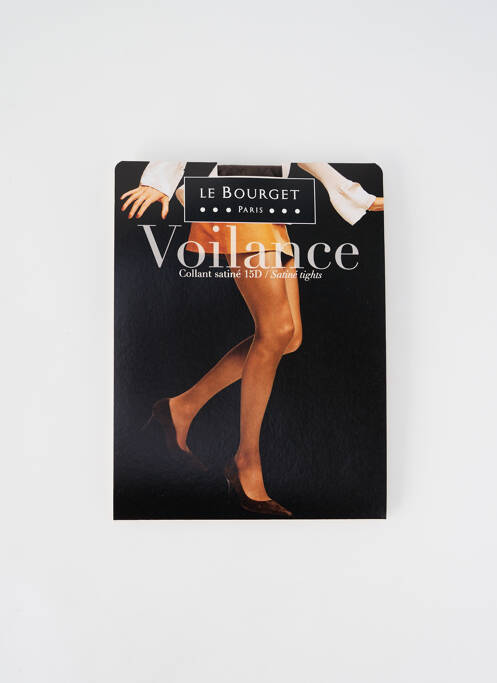 Collants marron LE BOURGET pour femme