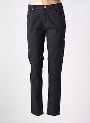 Pantalon slim poches noir BEST MOUNTAIN femme
