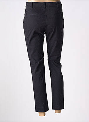 Pantalon 7/8 fermeture zippée sous rabat boutonné noir LA FIANCEE DU MEKONG femme