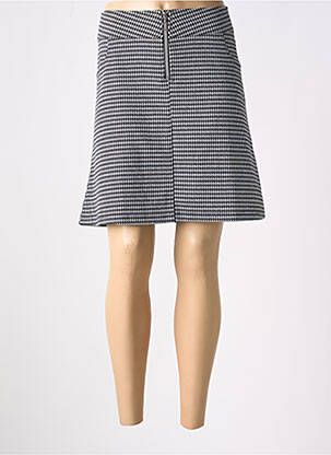 Jupe courte coupe évasée noir SUN VALLEY femme