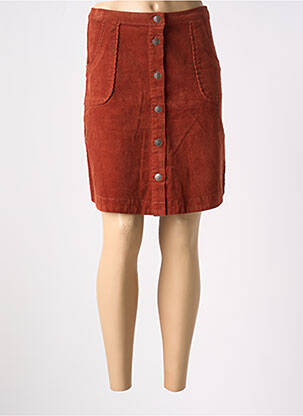 Jupe courte poches marron LA FIANCÉE femme