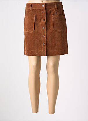 Jupe courte poches marron SURKANA femme