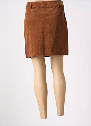 Jupe courte poches marron SURKANA femme