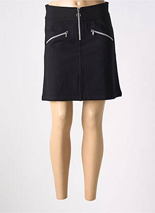 Jupe courte poches noir SUN VALLEY femme