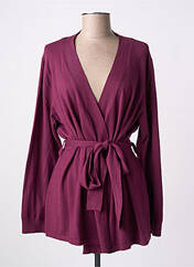 Gilet manches longues violet LA FIANCEE DU MEKONG pour femme seconde vue