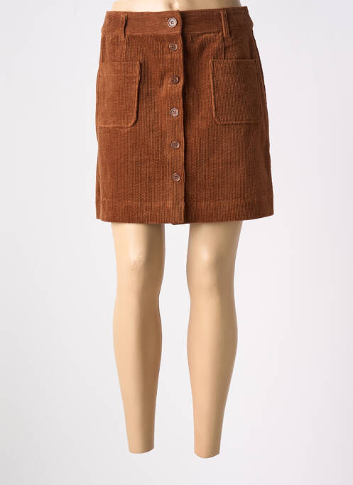 Jupe courte marron SURKANA pour femme
