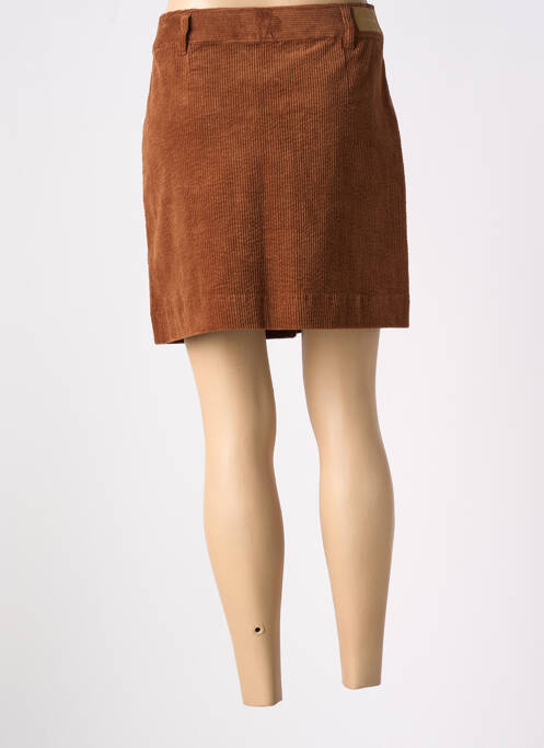 Jupe courte marron SURKANA pour femme