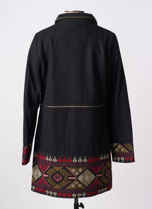 Manteau long noir LA FIANCEE DU MEKONG pour femme