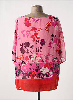 Blouse légère et transparente manches courtes rose BETTY BARCLAY femme