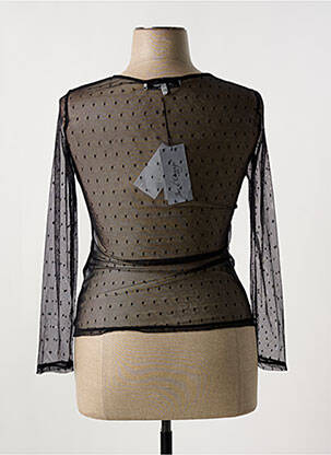 Top coupe cintrée manches longues noir JUS D'ORANGE femme