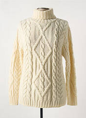 Pull col roulé beige ARAN CRAFTS pour femme seconde vue