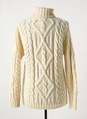 Pull col roulé beige ARAN CRAFTS pour femme seconde vue