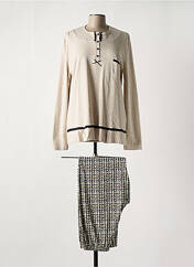 Pyjama beige EGATEX pour femme seconde vue