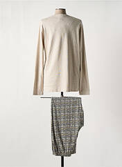 Pyjama beige EGATEX pour femme seconde vue