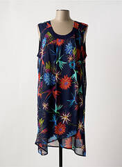 Robe mi-longue bleu CHRISTINE LAURE pour femme seconde vue
