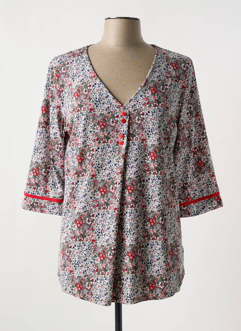 Blouse rouge GENEVA pour femme