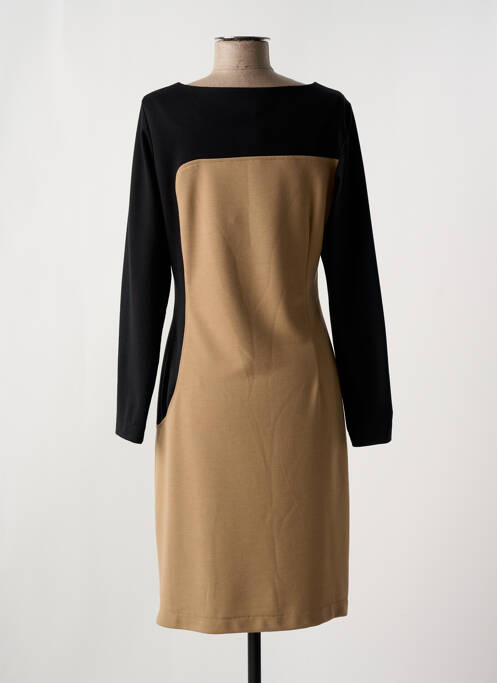 Robe mi-longue noir PAUL BRIAL pour femme