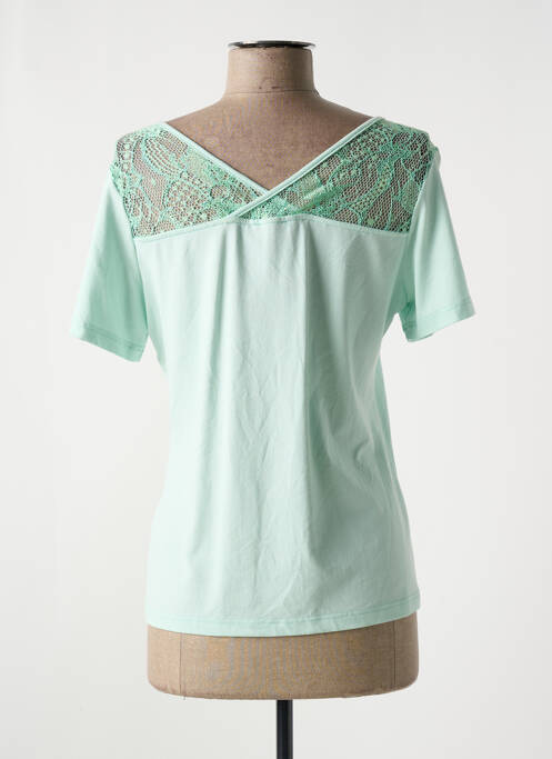 T-shirt bleu PAUSE CAFE pour femme