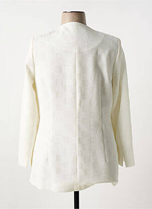 Veste chic col rond beige CHRISTINE LAURE femme