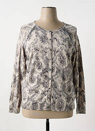 Gilet manches longues stretch gris BETTY BARCLAY femme