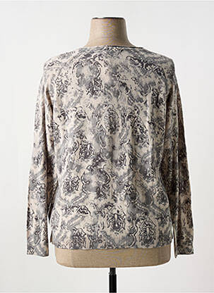 Gilet manches longues col rond gris BETTY BARCLAY femme