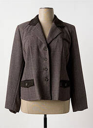 Blazer poches marron GEVANA femme