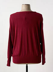 Gilet manches longues rouge AGATHE & LOUISE pour femme seconde vue