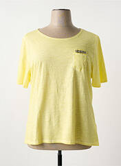 T-shirt jaune CONCEPT K pour femme seconde vue