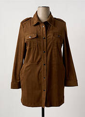 Tunique manches longues marron CHRISTINE LAURE pour femme seconde vue