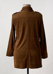 Tunique manches longues marron CHRISTINE LAURE pour femme seconde vue