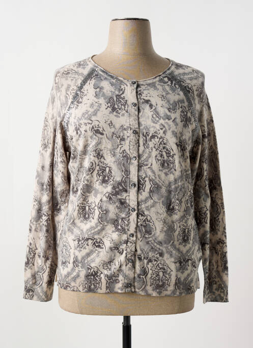 Gilet manches longues gris BETTY BARCLAY pour femme