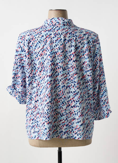 Chemisier bleu GEVANA femme