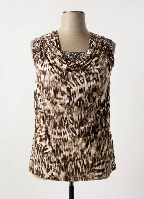 Débardeur marron RABE pour femme