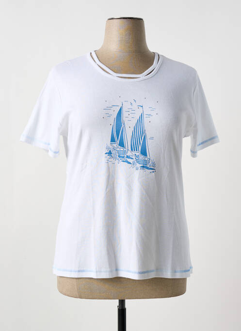 T-shirt blanc GEVANA pour femme