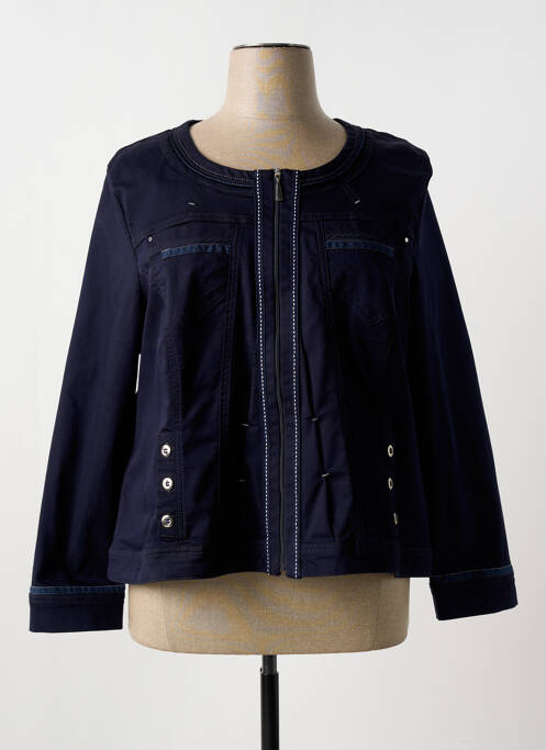 Veste casual bleu CHRISTINE LAURE pour femme