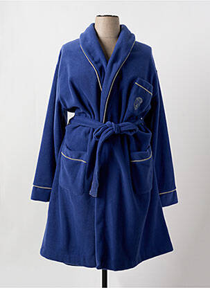 Robe de chambre poches bleu PEIGNORA femme