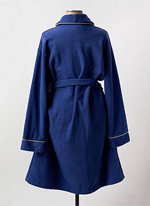 Robe de chambre poches bleu PEIGNORA femme