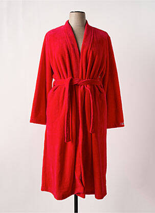 Peignoir manches longues rouge TAUBERT femme