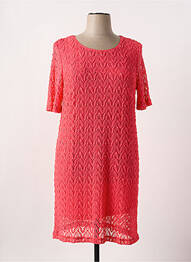 Robe mi-longue manches courtes manches courtes rouge BETTY BARCLAY femme